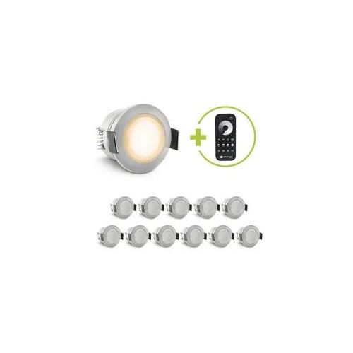 Einbaustrahler Mini Genova 3W 2700K IP65 - Farbe: acryl - Anzahl: 12x