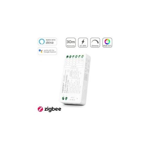 MiBoxer Zigbee 3.0 + 2.4GHz RGB/RGBW/RGB+CCT LED Controller 3 in 1 / 5 Kanal 12/... Image