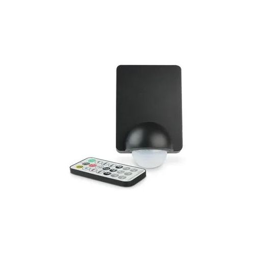 Bewegungssensor PIR 240° IP65 inkl. Fernbedienung Reichweite bis 12m - Farbe: sc...