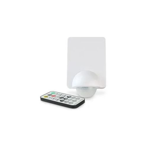 Bewegungssensor PIR 240° IP65 inkl. Fernbedienung Reichweite bis 12m - Farbe: we...
