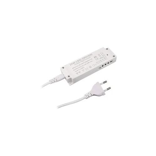 LED Netzteil 24W 12V 7Port weiss