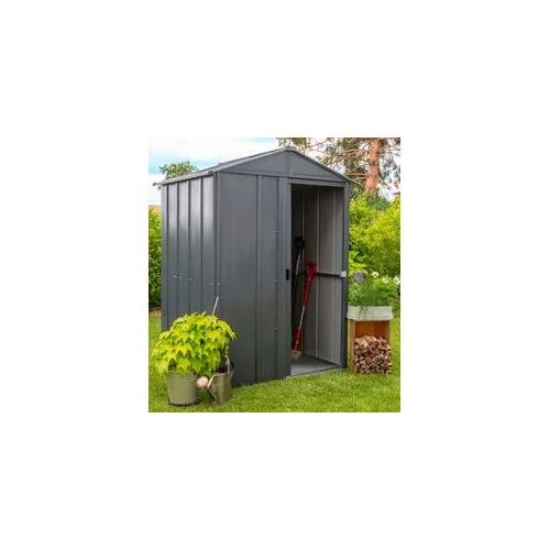 Gerätehaus SPACEMAKER, grau, Stahlblech, Gerätehäuser, Metall