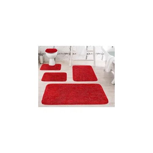 Badematte GRUND Gr. 1, rot, (47cm x 50cm ), 1 Stk., Badematten, Badematte