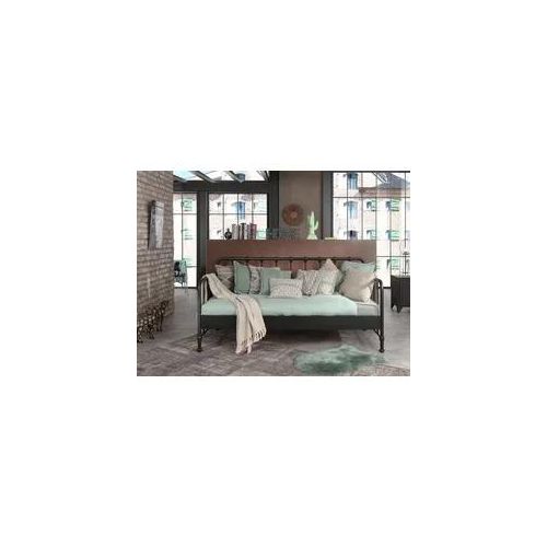 Kinder-/Juniorbett Bronxx ca. 90x200 cm Schwarz Matt