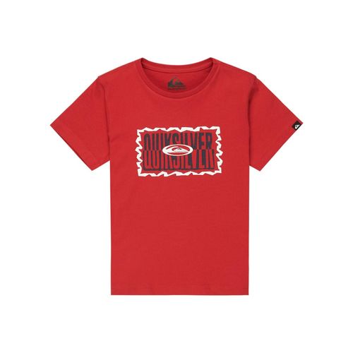 T-Shirt QUIKSILVER "Ev Gotam Foam", Jungen, Gr. 2(84-92cm), salsa, 100% Baumwolle, Shirts T-Shirt