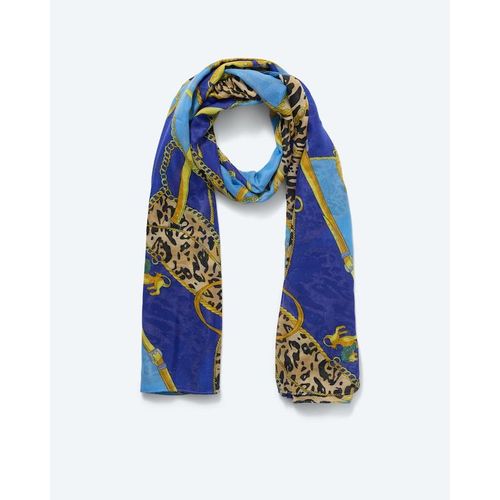 Schal mit Ornamentdruck