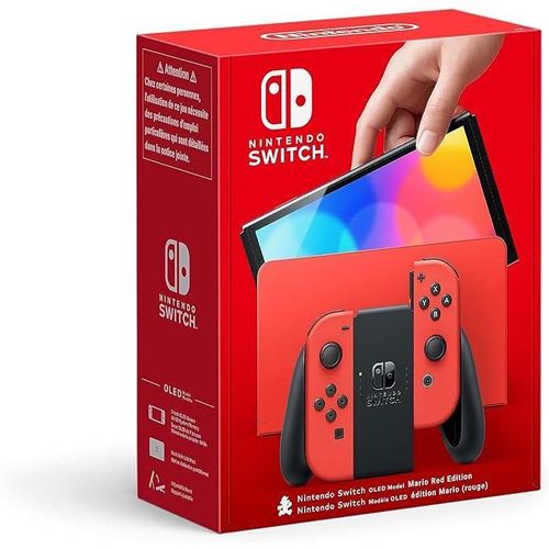 Switch OLED 64GB - Rot - Limited Edition Super Mario Red