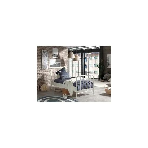 Kinder-/Juniorbett Bronxx ca. 90x200 cm Weiß Matt