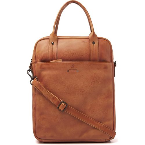 dR Amsterdam Arbeitstasche | Business-Leder-Arbeitstasche | Laptop-Tasche | Herren-Laptoptasche | Laptop-Tasche | Tampa - 933578 Camel