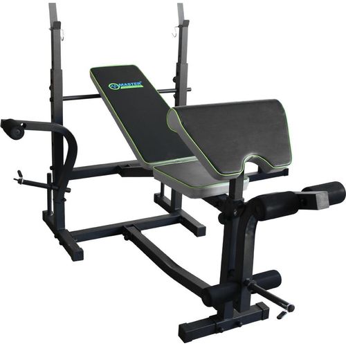 Kraftbank unter einer großen Langhantel MASTER Artemis