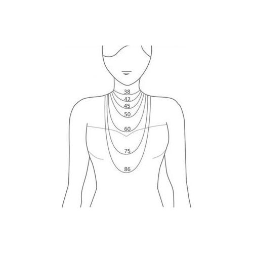 Halskette für Damen in silber