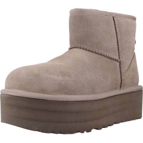 Ugg Grau Mini Plateaustiefel - 41