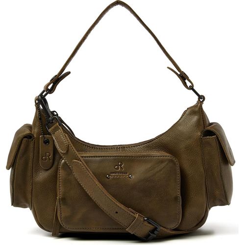 dR Amsterdam Hand-Schultertasche | Damen Umhängetasche | Handtasche Damen | Umhängetasche Damen | Tampa - 933737 Olive