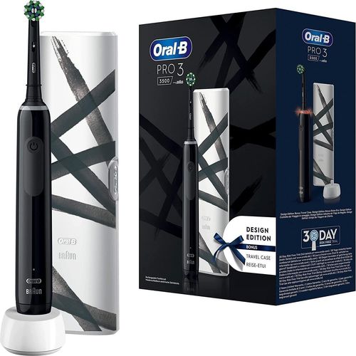 Oral B Elektrische Zahnbürste Zahnpflege Pro 3 3500 Praktisch Effizient Sauber