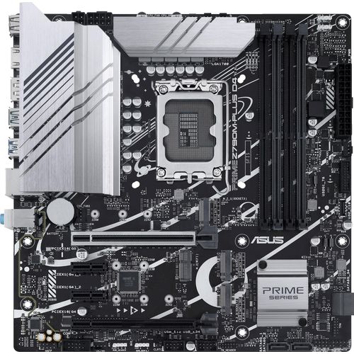 ASUS PRIME Z790M-PLUS D4 - Intel - LGA 1700 - Intel® Celeron® - Intel® Core™ i3 - Intel® Core™ i5 - Intel® Core™ i7 - Intel® Core™ i9,... - LGA 1700 - DDR4-SDRAM - 128 GB