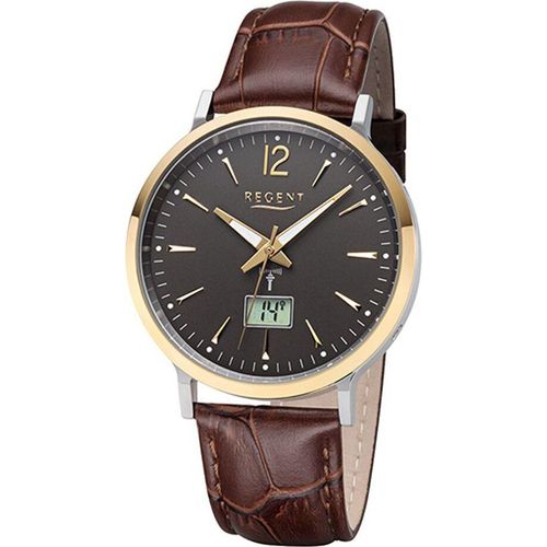Regent Herren Funkuhr Leder FR-244