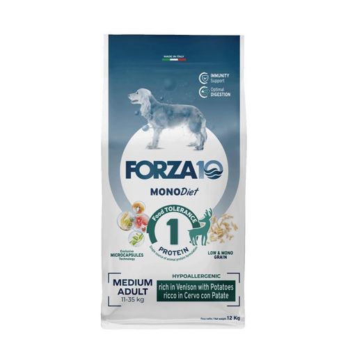 Forza10 Medium MonoDiet Hirsch & Kartoffel 12kg