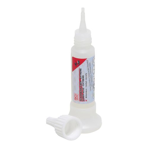 BGS Sekundenkleber 80607, mittelviskos, Flasche mit Standfuß 25 g ; BGS technic)