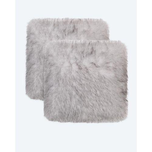 Kissen in Fuchsfell-Optik, 2tlg.