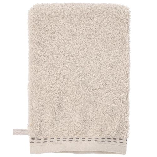 Waschhandschuh mit Bordüre