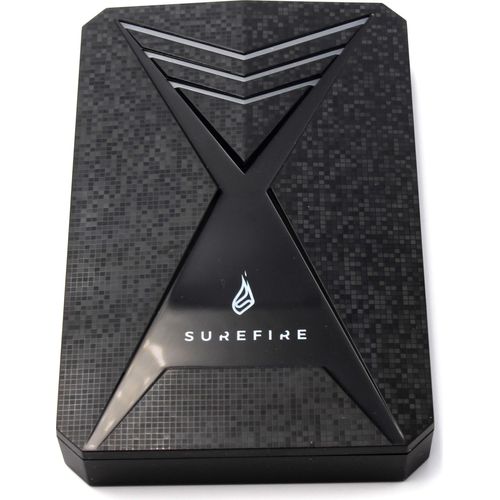 SureFire Gaming Externe Festplatte 2 TB Schwarz, Grau