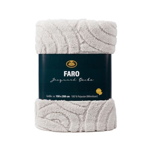 Decke FARO silber