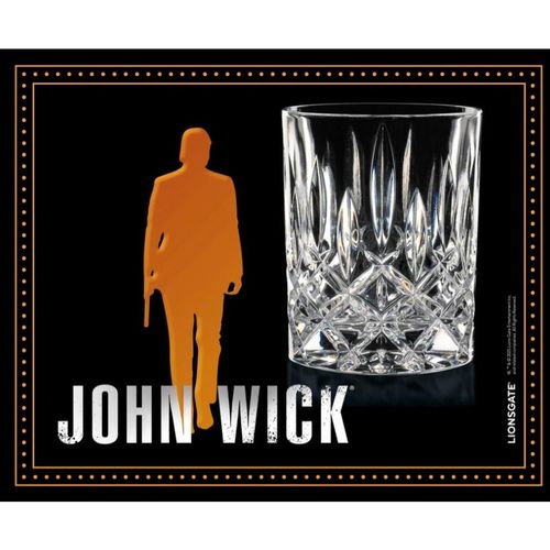 Nachtmann Whiskyglas John Wick , Klar , Glas , 2-teilig , 295 ml , 8.2x8.2x10.2 cm , ISO 9001 , Essen & Trinken, Gläser, Schnapsgläser