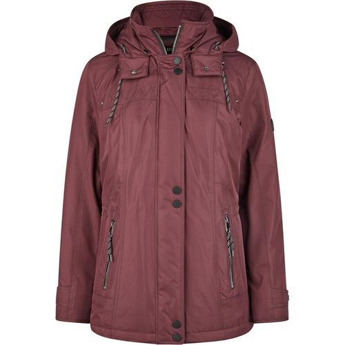 Jacke m. Kapuze 495 burgund Größe 44