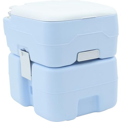 Camping-Toilette Blau 41.5 x 36.5 x 42 cm