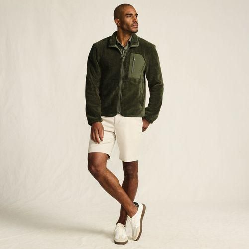 Aktiv Wolkenfleece-Jacke, Herren,  Grün, by Lands' End