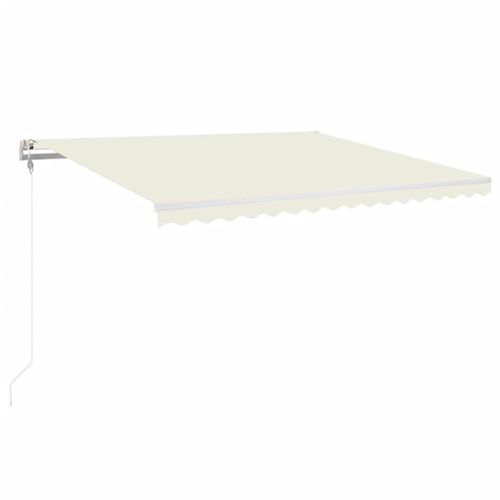 vidaXL Markise Automatisch Einziehbar 400x350 cm Creme Image