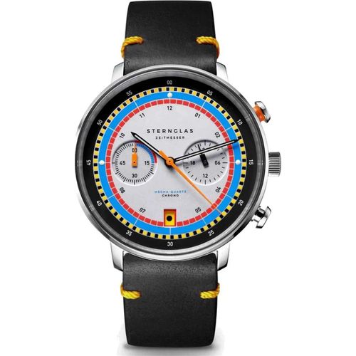 Uhr Sternglas Herren Schwarz Sternglas-S01-HC36-VI22