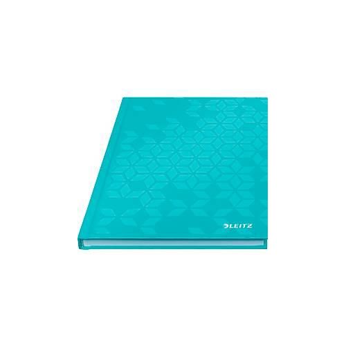Notizbuch Leitz WOW, Format A5, 80 karierte Blatt, Hardcover-Einband, FSC®-zertifiziert, eisblau