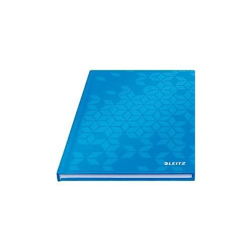 Notizbuch Leitz WOW, Format A5, 80 linierte Blatt, Hardcover-Einband, FSC®-zertifiziert, blau