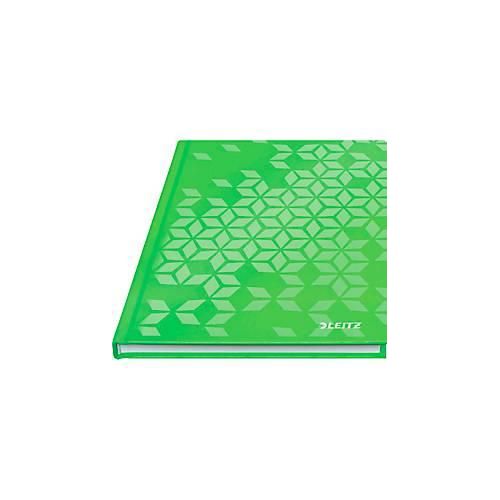 Notizbuch Leitz WOW, Format A5, 80 karierte Blatt, Hardcover-Einband, FSC®-zertifiziert, grün