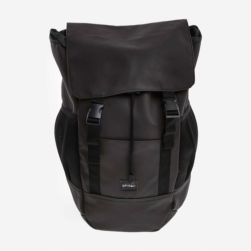 Schwarzer Rucksack mit Logo Image