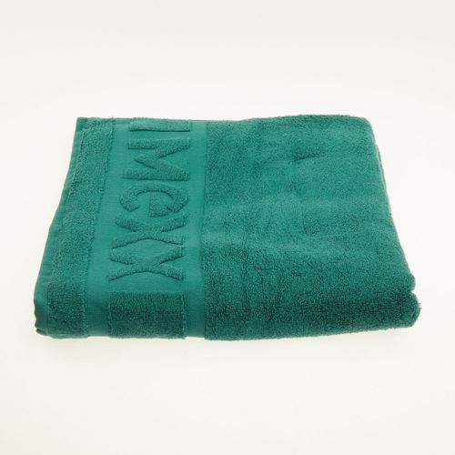 Grünes Badetuch mit Logo 70x140cm