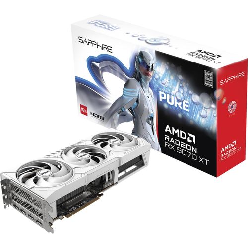 SAPPHIRE Grafikkarte Radeon RX 9070 XT Pure