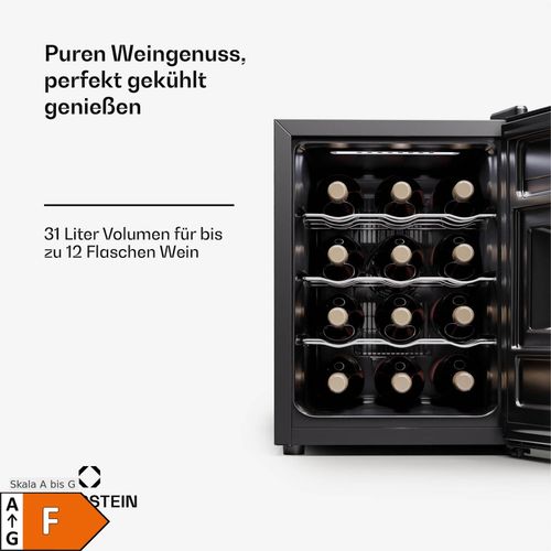 Silent Vino 12 Uno Weinkühlschrank 31 L / 12 Fl 5-18 °C Touch