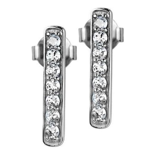 Jacques Lemans - Ohrstecker Sterlingsilber mit White Topaz - SE-O102A