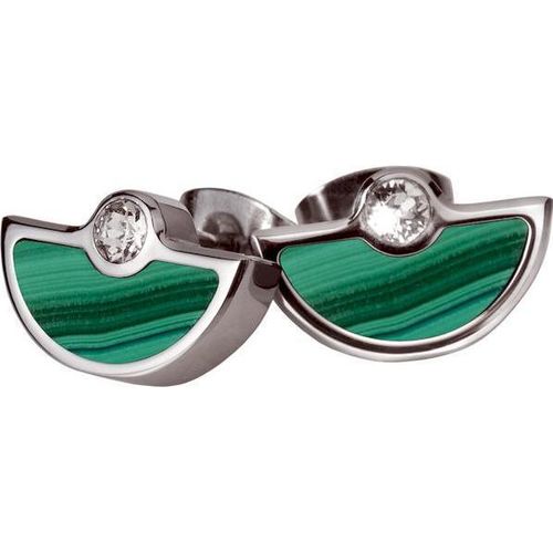 Jacques Lemans - Ohrstecker mit Malachit - S-O67B
