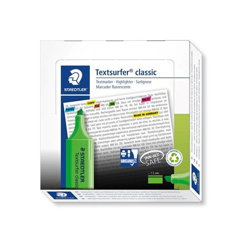 Staedtler Highlighter Textsurfer cl. 10 pcs green