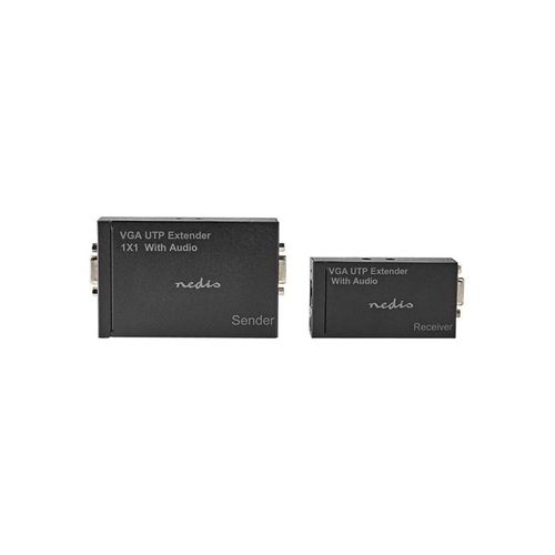 Nedis CREP5930BK - transmitter and receiver - video/audio extender - VGA