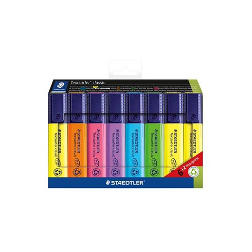 Staedtler Highlighter Textsurfer promo 6+2