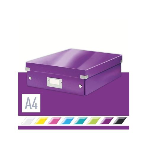 Leitz Click & Store WOW Organisationsbox Mittel Violett