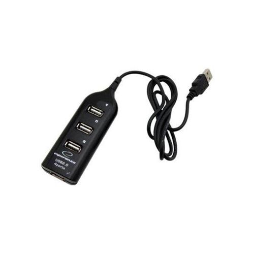 Esperanza EA116 USB-Hubs - USB 2.0 - 4 - Schwarz