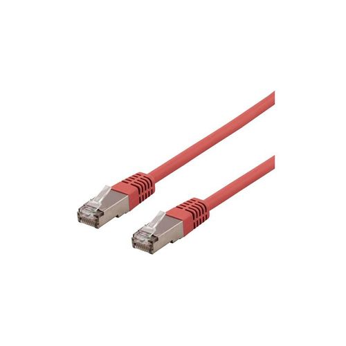 Deltaco LAN CAT 6 - SFTP - Rot - 0.3 meter