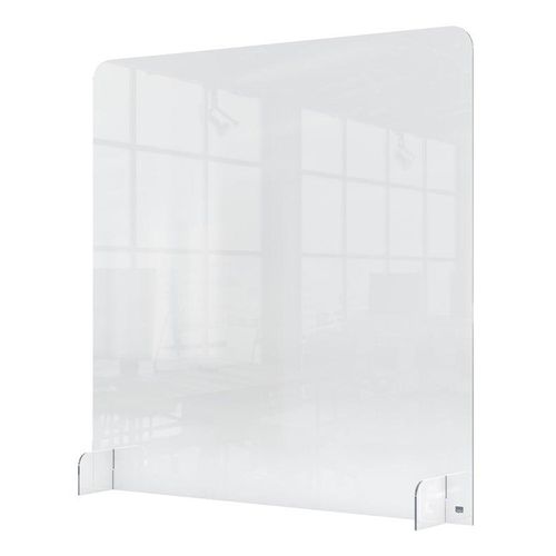 Nobo Skrankedeler akryl uden åbning 70x85cm
