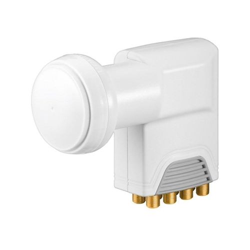Goobay Universal Octo LNB white-grey - digital SAT-LNB (