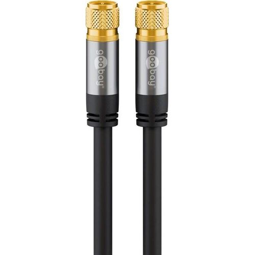 Pro SAT antenna cable (135 dB) 4x shielded 1m